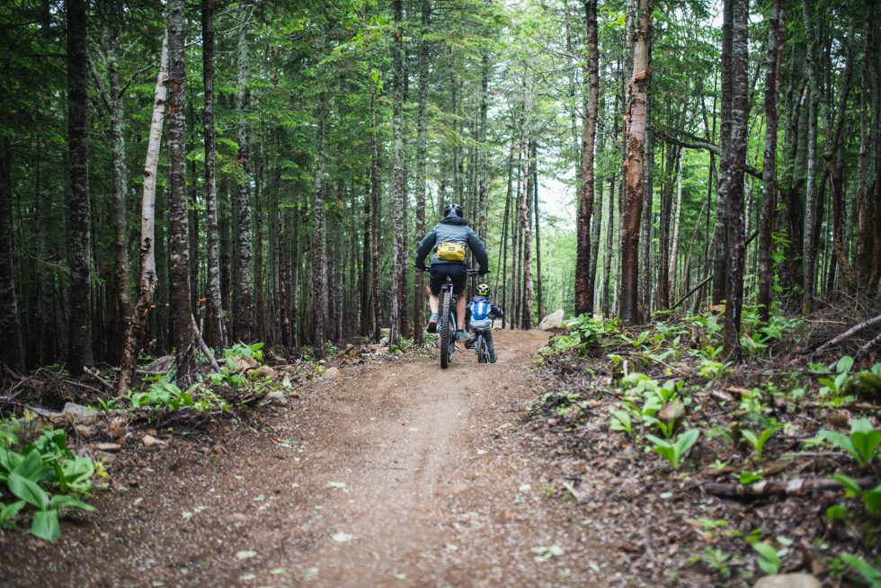 Vélo de montagne au Massif de Charlevoix • Au Québ