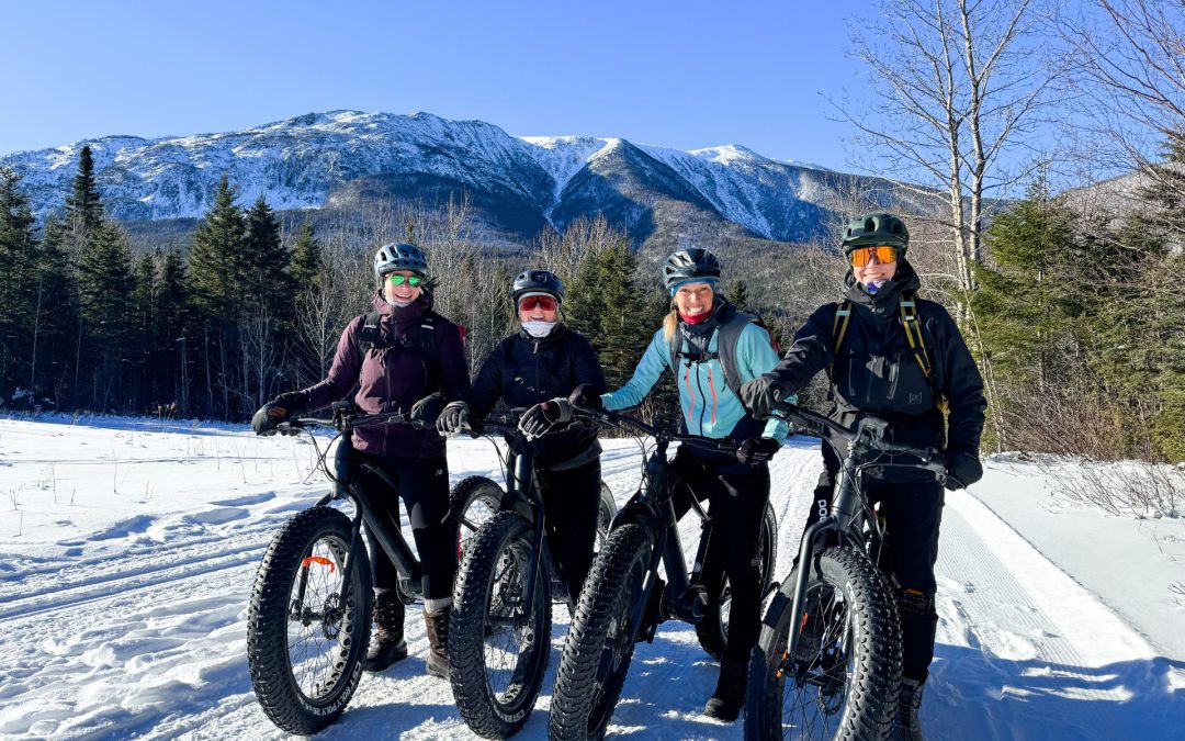Fatbike dans le parc national de la Gaspésie