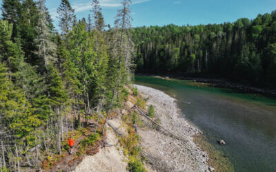 Randonnée près de la Bonaventure en Gaspésie