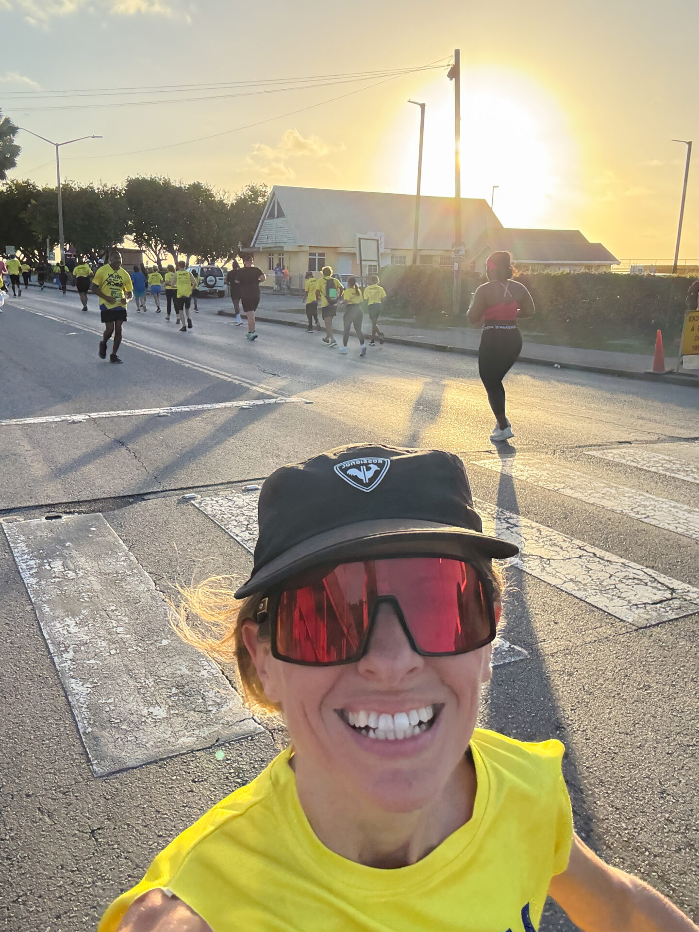 Sourire pendant le Run Barbados Sourire pendant le Run Barbados