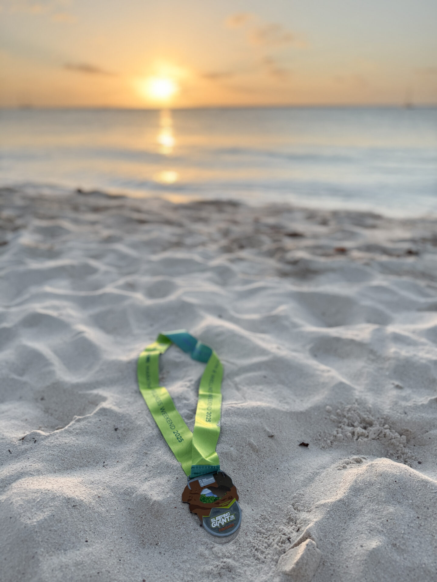 Médaille de course sur le sable Médaille de course sur le sable